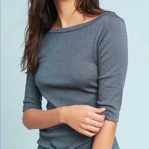 Michael Stars for Anthropologie Silver Top